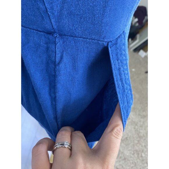 ⭐ 3/$15 Old Navy XS Cobalt Blue Cami Romper With Pockets - Picture 4 of 11